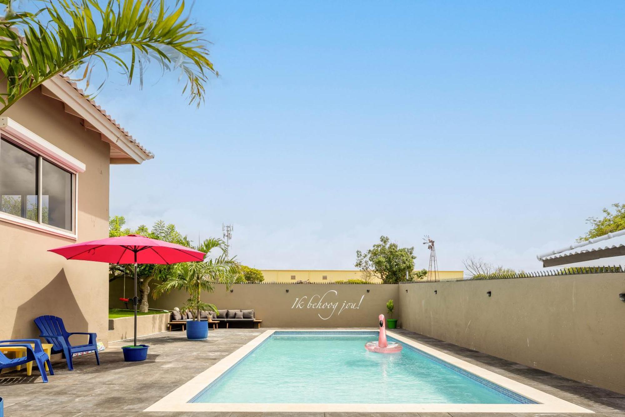 Familiewoning Met Prive Zwembad Villa Willemstad Buitenkant foto